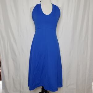 Patagonia Royal Blue Halter Dress SZ Small